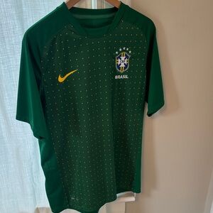Nike Brasil Green Soccer Jersey